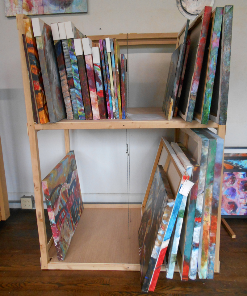 Paintings Storage Racks | Livengood Studio