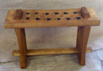 Mud Cloth African stool - NFS Mud Cloth African stool
