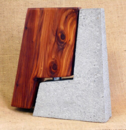 Mirror Mirror - concrete and wood sculpture